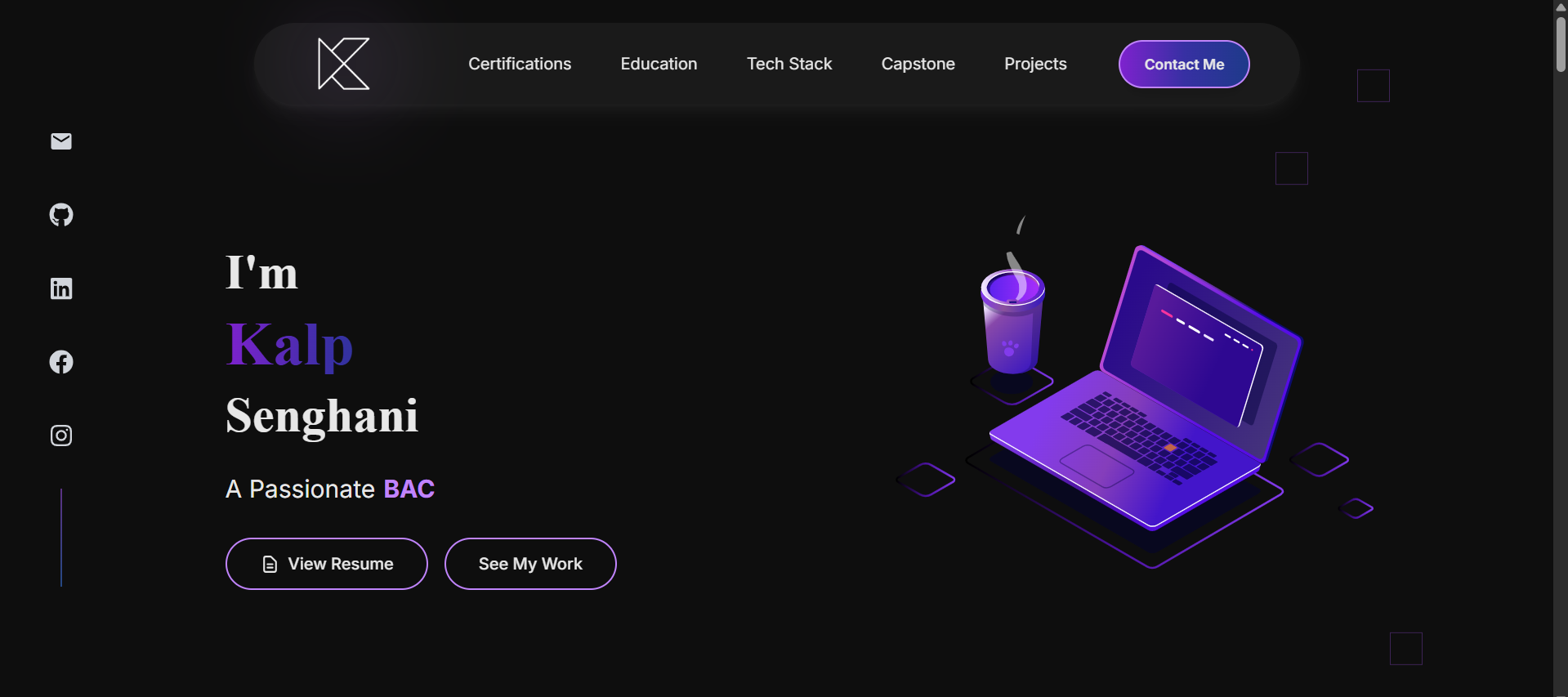 Portfolio with Admin Dashboard